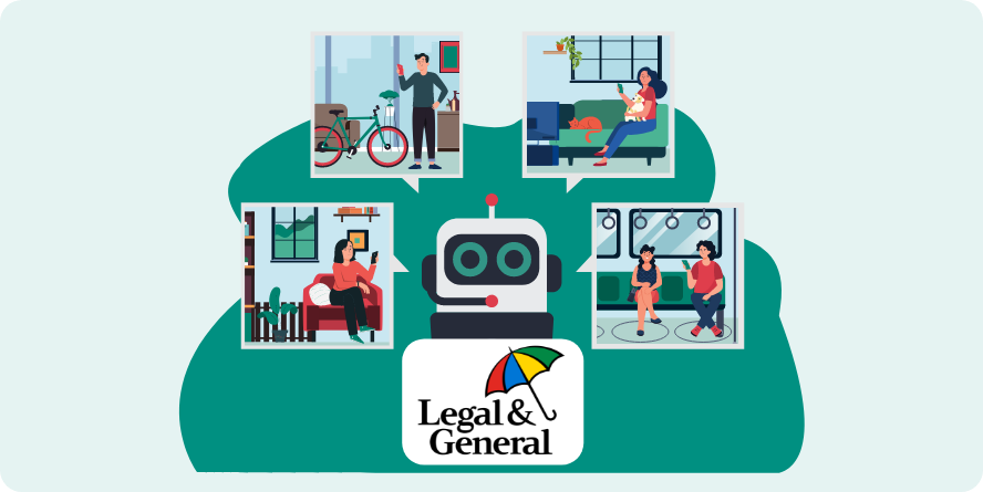 AI assistant supporting insurance customers for Legal & General